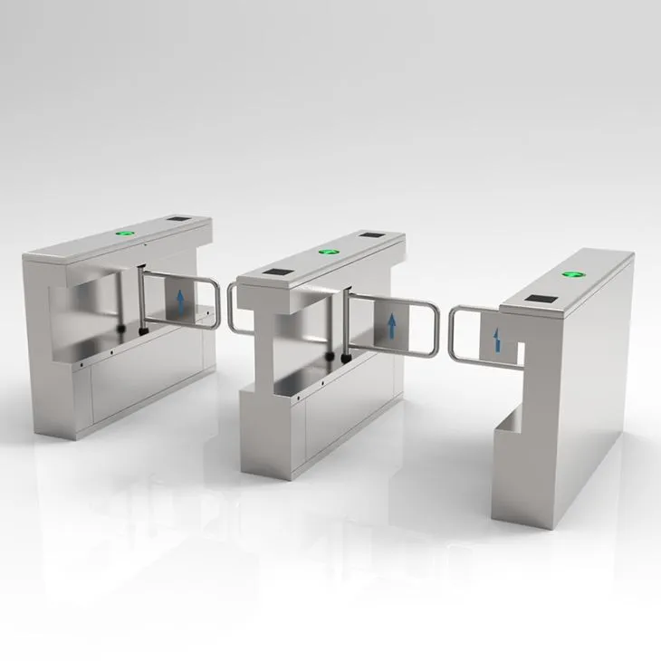 Hot Sale Security Access Control Gate Stainless Steel Auto Swing Gate Barrier For Supermarket